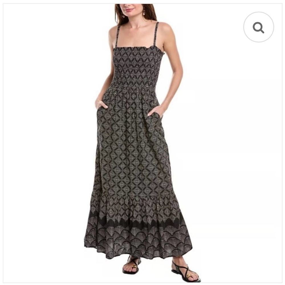 Michael Stars Black and White Sleeveless Sundress